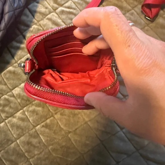 MZ Wallace Crosby patent  Red Crossbody Bag - Picture 2 of 3